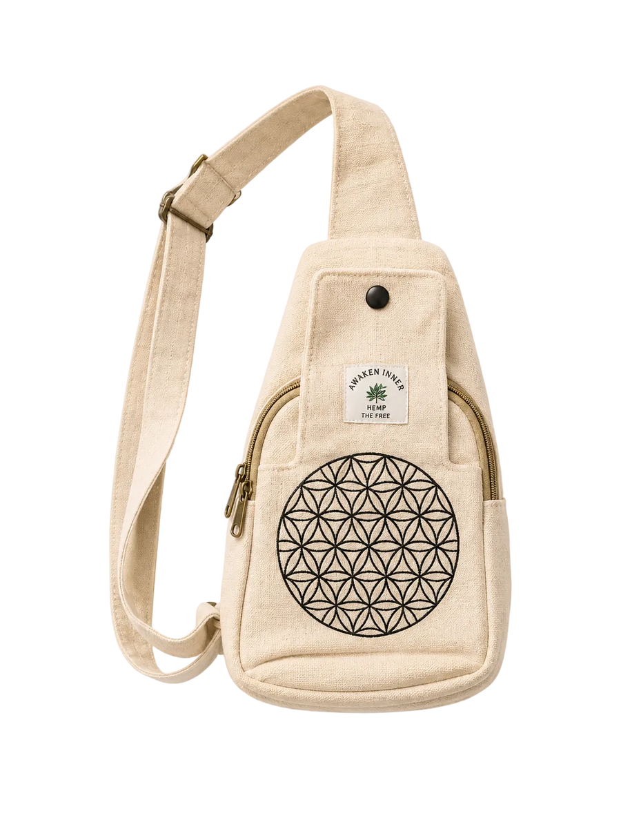 Himalayan Hemp Crossbody Sling Bag