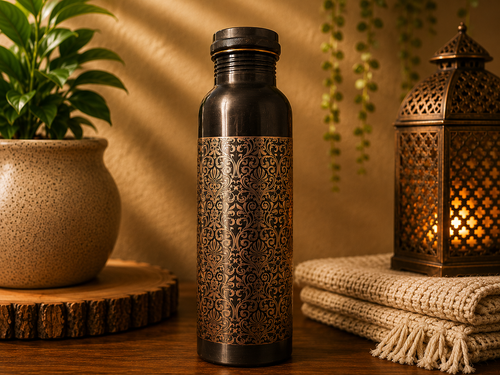 Copper bottle detail image