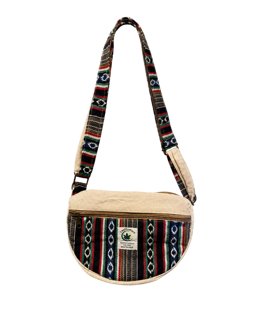 Himalayan Hemp Crescent Sling Bag